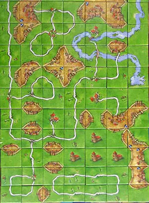 om het bordspel Carcassonne te | UltraBoardGames