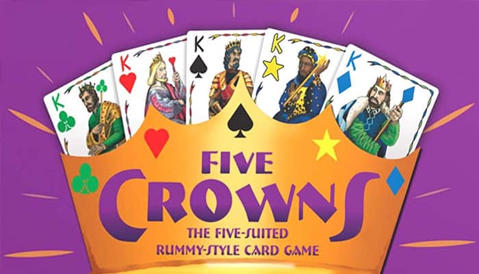 UK Five Crowns Playing Card Game For Children Adluts Family Gathering Party G1