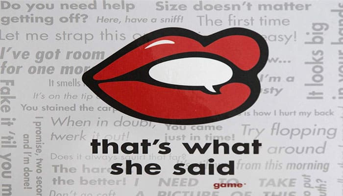 GWCASE Case for Thats What She Said Fits up 500 Cards The Party Game of Twisted Innuendos -Red Box Only 