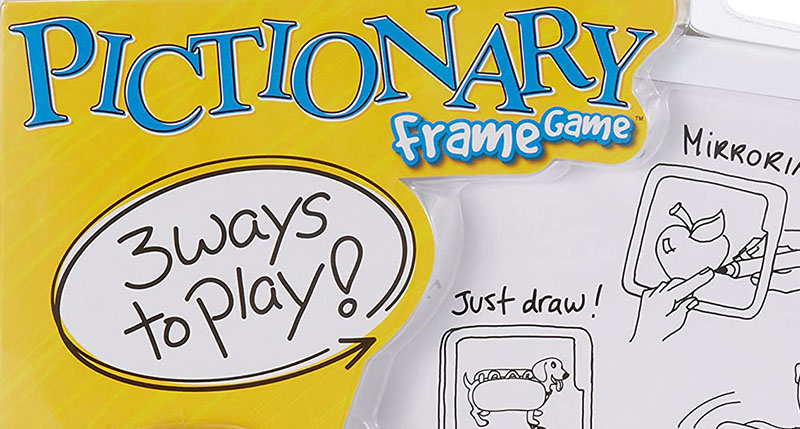 Pictionary Card Game 2009 Mattel Instructions Manual Rules Replacement Part