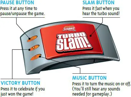 Hasbro 30541 Electronic Scrabble Turbo Slam Family Game for sale online
