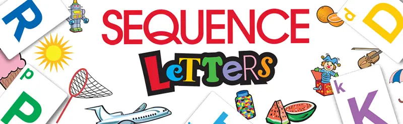 How to play Sequence Letters, Official Game Rules