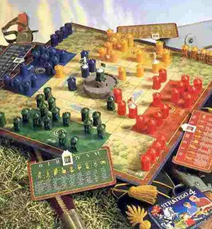 Vlag op het kasteel in Stratego 4